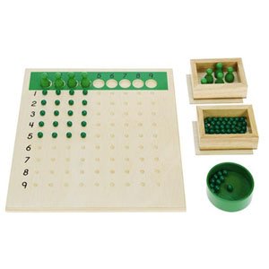 Division board with beads