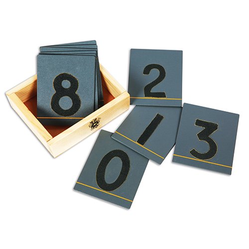 Sand paper numbers