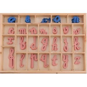 Moveable Alphabet Cursive