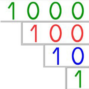 Number card 1 to 1000